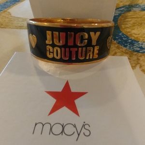 Juicy Couture Black and Gold Bangle